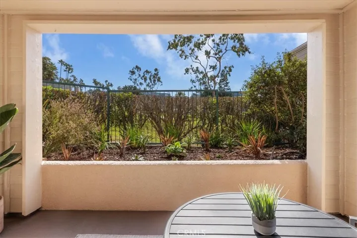 Private patio