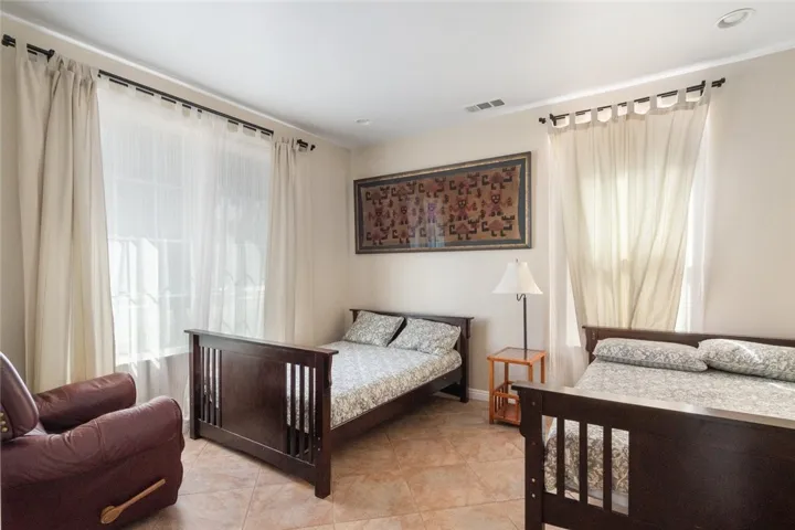 Downstairs formal living room, used as Bedroom #5.