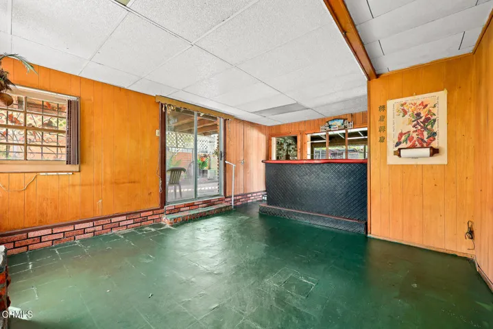 bonus room off garage