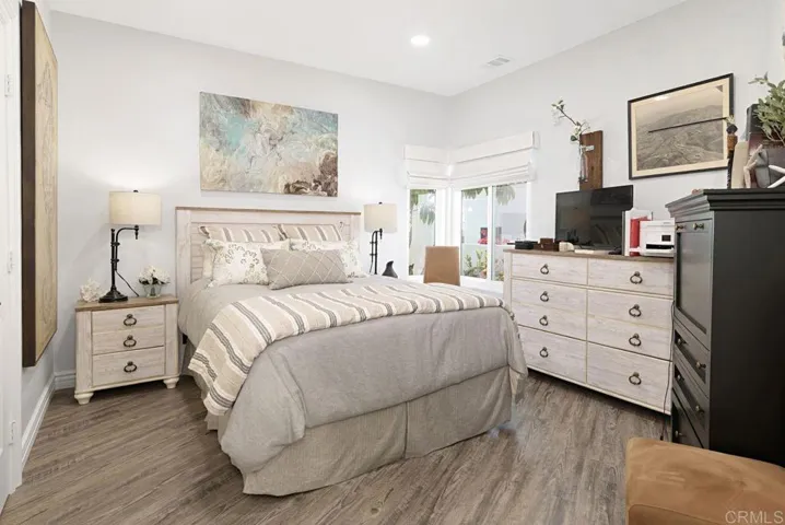 Large full bedroom + private bathroom on first level.