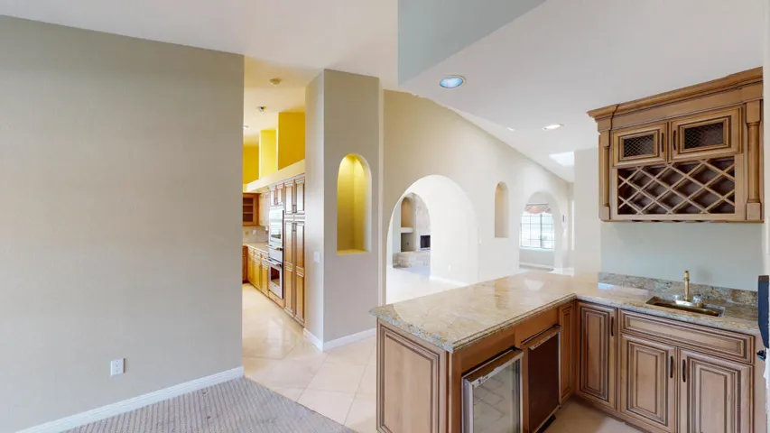 Wet Bar in Family Room