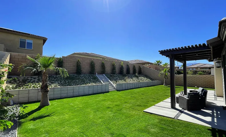 Backyard perfect for entertaining