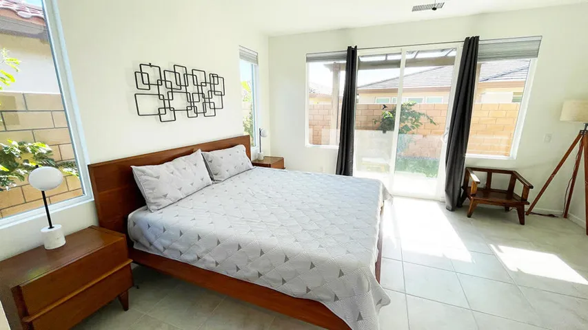Primary suite with private patio
