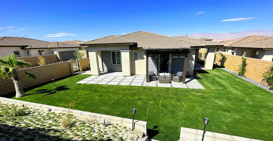 Backyard perfect for entertaining