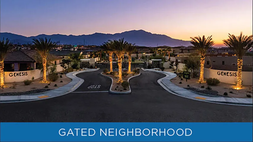 Genesis gated community entrance