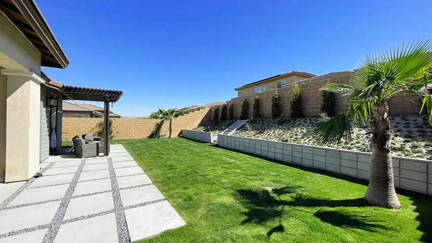 Backyard perfect for entertaining