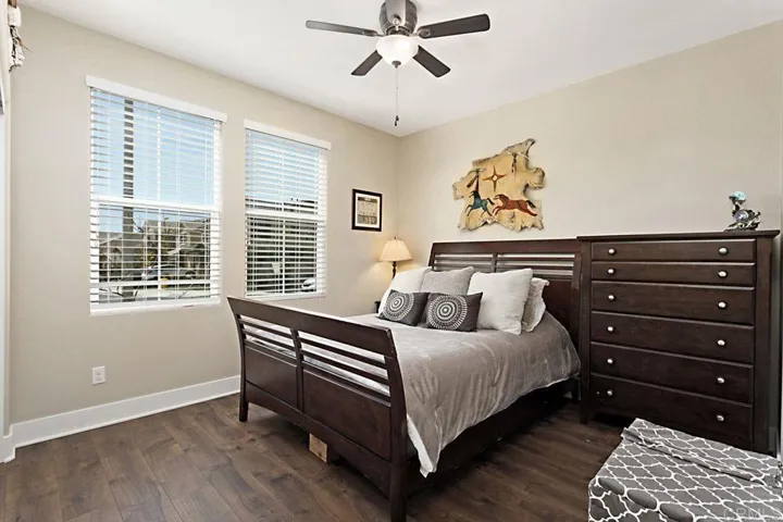 Second bedroom downstairs with great separation for other bedrooms.