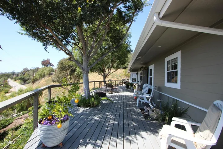 Back Deck Near Master Bedroom