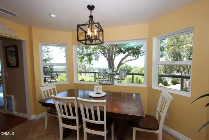 Kitchen Table with View