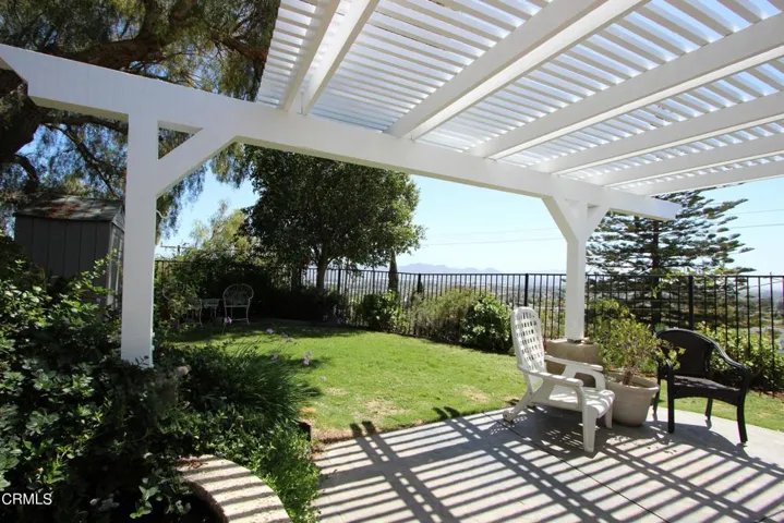 Private Side Yard off Master Bedroom