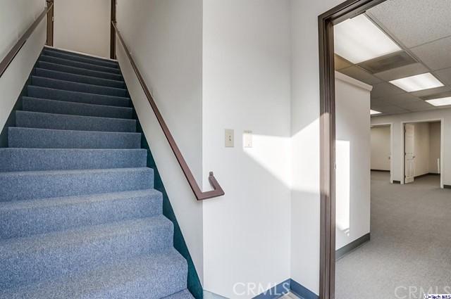 Staircase up to Suite B.
