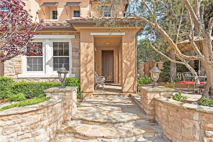 Gorgeous stonework out front