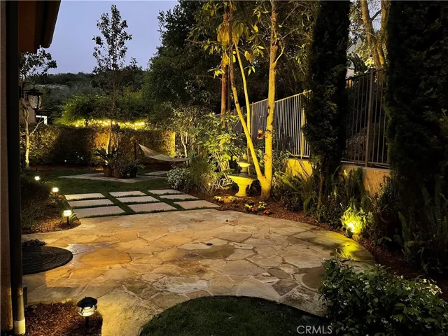 How beautiful is this at night?!