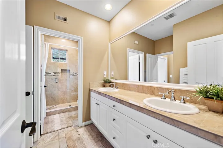 Upgraded upstairs bathroom