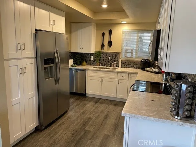 Remodeled Kitchen with Quartz Countertops.