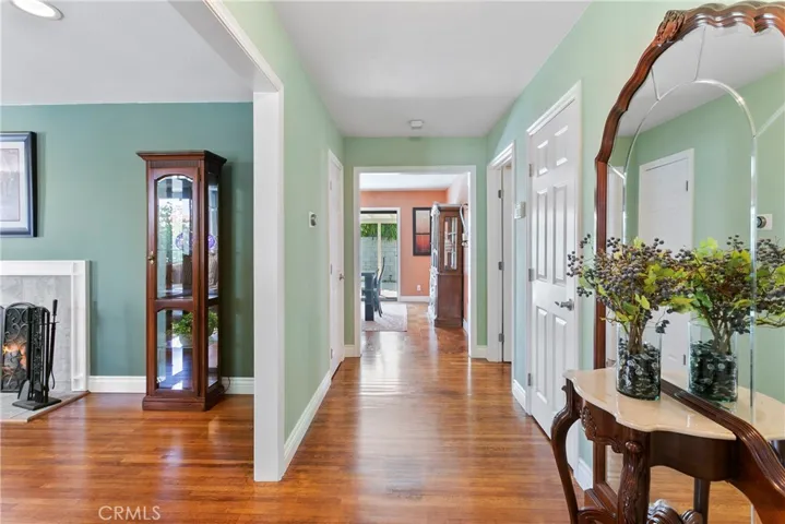 This immaculate home has perfect scaled spaces throughout...starting with this spacious entry hall.