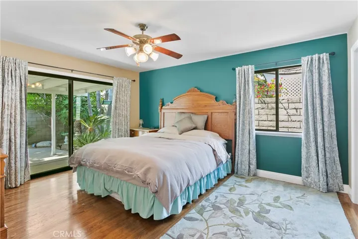 Master bedroom has plenty of room for a king size bed...and more!