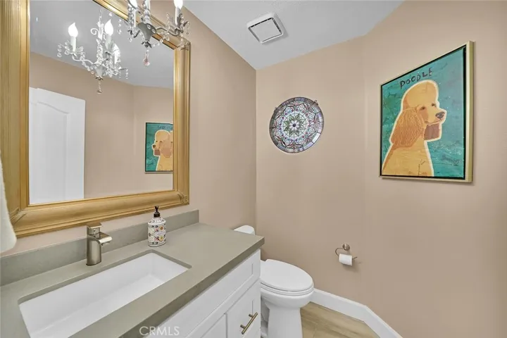 Down stairs bathroom.