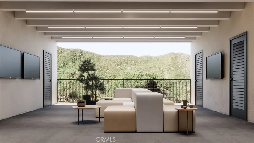 Media Lounge. Renderings are for illustration purposes only.