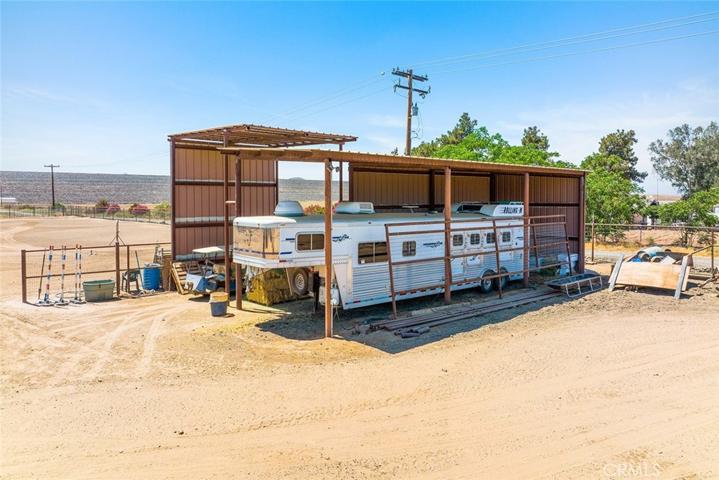 RV parking and Hay storage