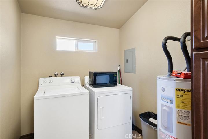 Guest house Laundry area off kitchen