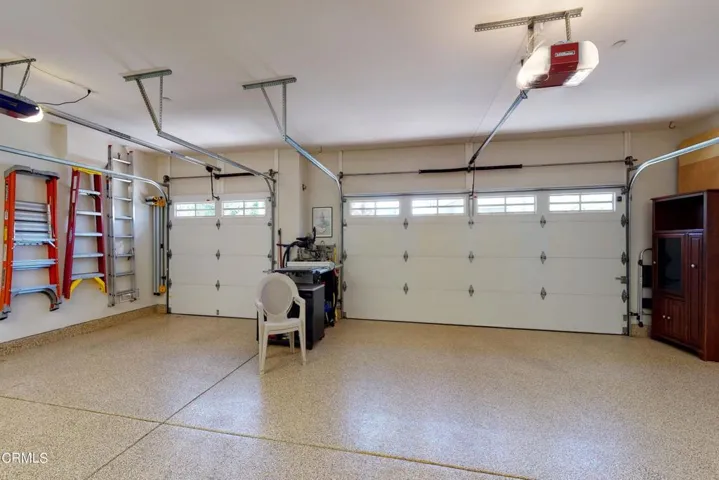enter garage from hall