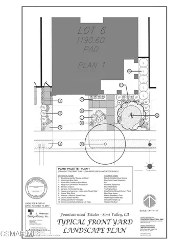 Fountainwood Home Landscape Plan