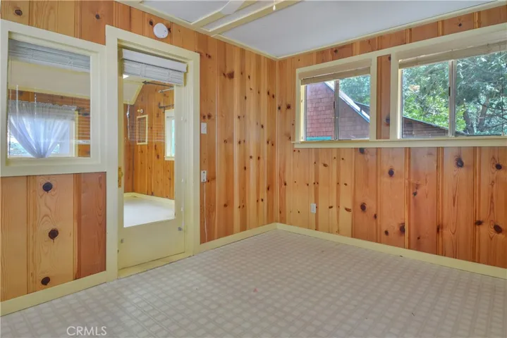 Bedroom door to living area