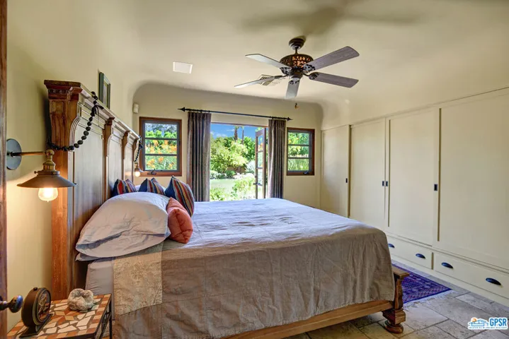 Primary Bedroom Opening up to Backyard
