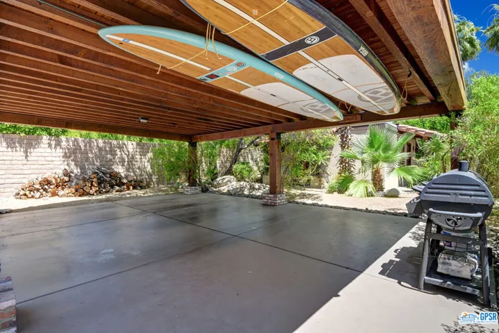 Carport and Covered Patio Area