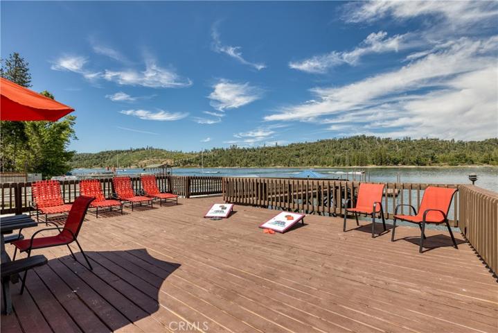 Entertaining deck attached to the boatslip. Approximately 30' X 40'