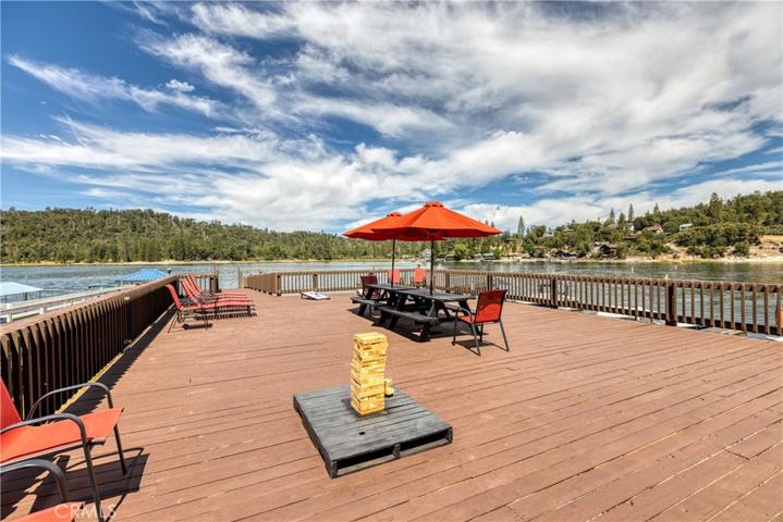 Entertaining deck attached to the boat slip. Approximately 30' X 40'