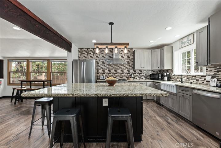 Gourmet entertaining kitchen