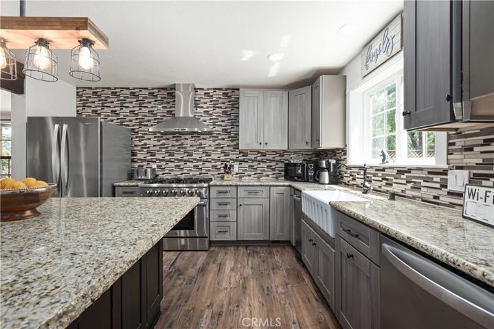 Gourmet entertaining kitchen