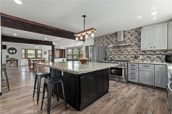 Gourmet entertaining kitchen