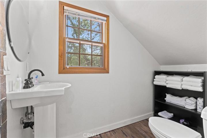 Bathroom with Beautiful Lake Views! Second Floor Bath with walk in slate "cave" Shower
