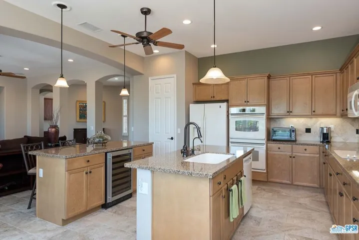 Ample Storage and Work Space, plus Wine Fridge