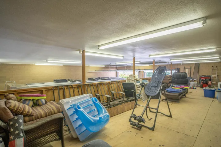 Upstairs storage