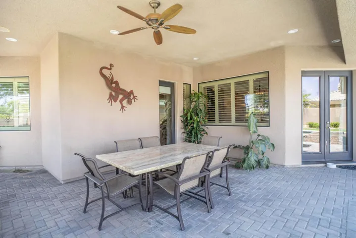Covered patio