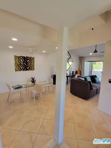 View from kitchen