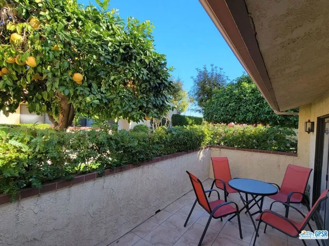 Patio area