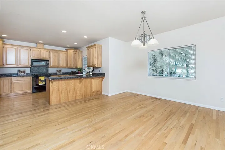 Kitchen and dining adjoin.