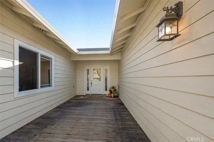 Freshly painted deck!