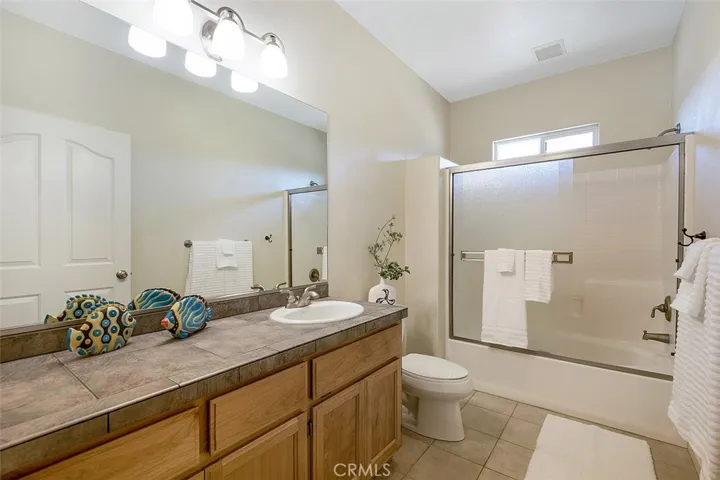 Guest bath upstairs.