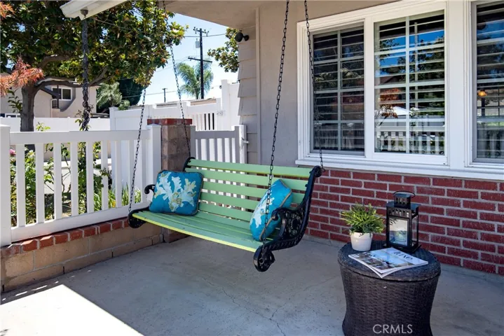 Enjoy the porch with its morning sun