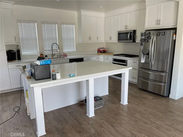 Kitchen stainless steel appliances