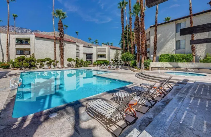 Picturesque Community Pool Area