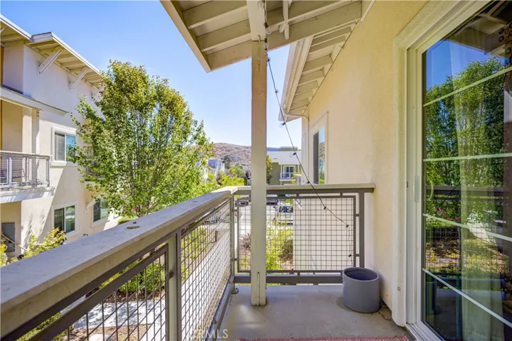 Master bedroom balcony