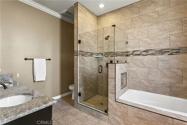 Master bathroom with jetted tub.