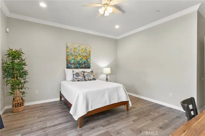 Vinyl flooring throughout.